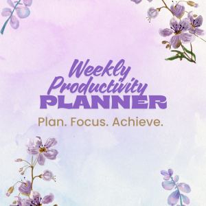Weekly Productivity Planner